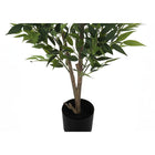 Monarch Specialties 47" Artificial Indoor Acacia Tree - Floor - Black Pot-No assembly required: product dimensions: 23 in. L x 21 in. W x 47 in. H