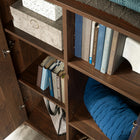 Sauder River Ranch Storage Cabinet - Grand Walnut-Sauder  trusted service: For questions about product or assembly, we are here to help