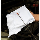 Globe Commercial White T-Shirt Wiping Rags 10lb Bag-Made from 100% recycled materials