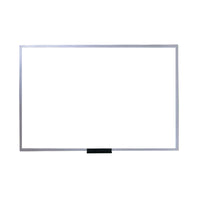 Quartet Economy Magnetic Dry-Erase Board, Aluminum Frame, 72" x 48"-Magnetic surface lets you post paper, memos, etc. with magnets