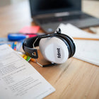 FDMT Earmuffs - White-Comfortable, robust and foldable, they fit into the included pouch for hygienic storage and convenient transport