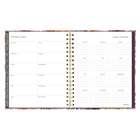 Blueline Monthly Planner - 9-1/4" H x 7"-1/4" W - Floral Design - English-Important events