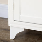 HOMCOM 67" H Kitchen Pantry Cabinet with Doors and Shelves - White-Colour: White 