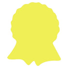 JAM Paper Standard Label Rolls - Ribbon Shaped - 1 5/8 x 2 - Neon Yellow - 125 Labels/Roll-Size: Ribbon Shaped ( 1 5/8 x 2 Inches ) | Printer friendly labels are easy to create and customize.