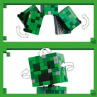 LEGO Minecraft The Creeper Gaming Kids Toy-Hidden surprise inside -  builders can remove the creeper's head to reveal a compartment that hides a first-version minifigure and tnt element