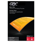 Swingline GBC UltraClear 3mm Laminating Pouches, Menu - Clear - 50 Pack-Thermal Laminating Pouches