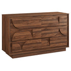 Modway Bulwark 6-Drawer Dresser - Walnut-6-Drawer Dresser