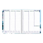 Blueline 2027 Weekly Planner Appointment Book with Twin-Wire Binding - 10-3/4" x 8-1/2" - Cherry Blossoms - Bilingual-Twin-wire binding with soft printed cover
