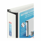 Staples Better Binder - 3" - White-Easy-insert spine label, insertable from the inside