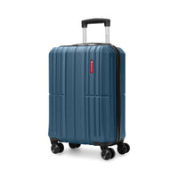Swiss Mobility LYS 21.5" Hardside Carry-on Luggage - Blue-Hard shell made of lightweight and resistant ABS/PC 