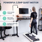 MotionGrey Walking Pad Treadmill - Portable Under Desk Cardio Fitness Treadmill - White-6