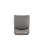 Manhattan Comfort Serena 17.71" Modern Leatherette Upholstered Barstool - Grey - 3 Pack-30 Day Limited Manufacturer's Warranty
