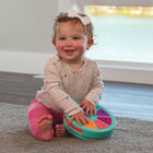 Sassy Baby Moods & Music Light Up Drum-Emotion Mode: Press each face and hear the ways of expressing each emotion