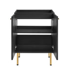 Modway Chaucer 24" Bathroom Vanity Cabinet - Black-Assembly Required
