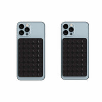 Blu Element PhoneSquid Grip - Black - 2 Pack-Universal Compatibility: Works with all smartphones