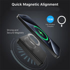 MyBat Pro 10000mAh 20W Power Bank - Canada Flag-Supports magnetic wireless charging up to 15W