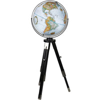 Replogle Willston 16" Blue Ocean Floor Globe - English-Made in usa