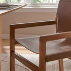 Modway Sonora Leather Dining Chair - Nutmeg Brown-Arrives Fully Assembled