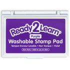 Ready 2 Learn Washable Stamp Pad - Purple - 6 Pack-Easy to store: This ink pad is packaged in a sturdy plastic flip case for easy storage. If the ink is a little dry, revive it with a few drops of water.