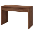 Hudson&Canal Ashcroft 48'' Desk - Satin Walnut-Top weight capacity is 40 lbs, each drawer can hold 15 lbs