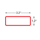 Cosco Dry Erase Magnetic Signs - 3.2" x 1.2" - White/Assorted Border - 24 Pack-The magnetic backing securely attaches to metal surfaces such as whiteboards, lockers, and filing cabinets