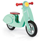 Janod Balance Bike Scooter - Mint-Smart retro-style wooden balance bike for outdoor adventures