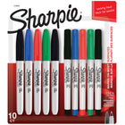 Sharpie Permanent Markers - Fine and Ultra-Fine Points - Assorted Colours - 10 Count-Proudly permanent ink marks on paper, plastic, metal, and most other surfaces