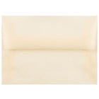 JAM Paper 4Bar A1 Translucent Vellum Invitation Envelopes - 3.625" x 5.125" - Spring Ochre Ivory - 25 Pack (1591612)-Color: Spring Ochre