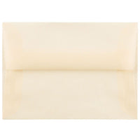 JAM Paper 4Bar A1 Translucent Vellum Invitation Envelopes - 3.625" x 5.125" - Spring Ochre Ivory - 25 Pack (1591612)-Color: Spring Ochre