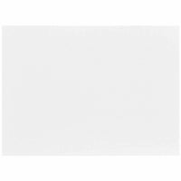 JAM Paper Blank Flat Note Cards - A7 Size - 5 1/8" x 7" - White - 50 Pack-Color: White
