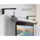 Mount-It! 12" Universal Projector Screen Mount - Wall or Ceiling Installation-Adjustable moveable hooks enable flexible adjustment of screen distance from the wall