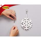 Command Small Clear Wire Hooks with Clear Strips-Removes cleanly