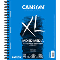 Canson XL Mix Media Pad,  9" x 12", 60 Sheets-9" W x 12" L