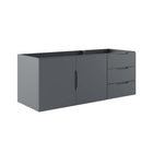 Modway Vitality 48" Double or Single Sink Compatible Bathroom Vanity Cabinet - Grey-7