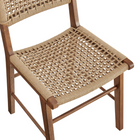 Modway Tindra Woven Dining Chairs 2-Piece Set - Walnut-9