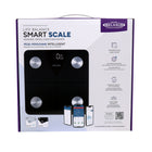 Relaxus Life Balance Smart Scale - Black-High Precision Sensors: Equipped with four advanced strain gauge sensors to ensure accurate measurements down to 100 g or 0.2