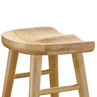 Modway Saville Backless Wood Counter Stools - Oak - Set of 2-9