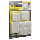 Scotch Felt Pads Value Pack - Beige - 162 Pack-Great for protecting hardwood floors