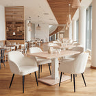 Zuo Jolie Dining Chair - Ivory - Set of 2-Chair Weight Capacity: Supports up to 250 lb