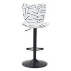 Zuo Elevate Barstool - White - Set of 2-Ergonomic and supportive footrest