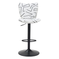 Zuo Elevate Barstool - White - Set of 2-Ergonomic and supportive footrest