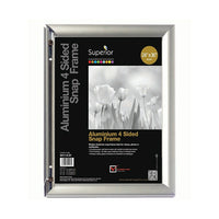 Seco Snap Frame - 24" x 36" - Silver-Poster Frame