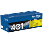 Brother TN431 Standard-Yield Yellow Toner Cartridge-Finely balanced for an even flow and consistent toner distribution onto the page