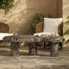 Modway Elowen Outdoor Faux Marble Coffee Table - Dark Emperador Marble-Indoor And Outdoor Use