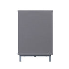 Manhattan Comfort Brighton 60" Modern TV Stand - Grey-Classy Sleek Design to Enhance your Living Environment