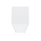 Manhattan Comfort Naomi 15" Modern Single Locker Storage Cabinet - White-15.8" L x 15" W x 72.8" H