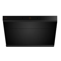 Fotile JQG7515 Slant Vent Series Range Hood - 30" - Black-Black tempered glass