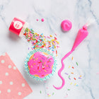 Slime Life Cupcake Slime-Cupcake: Fresh out of the oven! Ice your pink cupcake and cover it with rainbow sprinkles