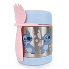 Danawares Disney Stitch Insulated Food Container with Spork - 300 ml -Compact Design: 300ml capacity is perfect for snacks, sides, or small meals - ideal for school, work, or travel