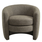Modway Affinity Upholstered Boucle Fabric Curved Back Armchair - Pebble-Fully Assembled